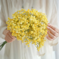 Bunga BabysBreath Buatan Gypsophila Buket Putih Batang Bunga Kecil untuk Dekorasi Rumah Pernikahan Rangkaian Bunga Centerpiece