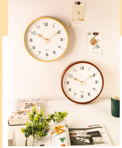 Moderne Luxus-Einzelwanduhr mit Quarzwerk, Traditionelles Design, Stillleben-Muster, Zeiger, Radio, Wohnzimmer-Dekoration - Product Image 4