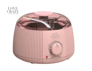 Love crazy-depiladora AX350 con logotipo personalizado, calentador de cera profesional de 500Ml y 100W