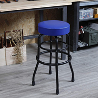 Tabouret de bar moderne au design contemporain, logo personnalisé, pivotant, chromé, tabouret de magasin