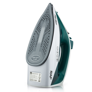 RAF Iron 1400W <b>Thermostat</b> <b>Controlled</b> Vertical Steaming Ceramic Soleplate Continuous Portable Iron RAF Iron 1400W - Product Image 3