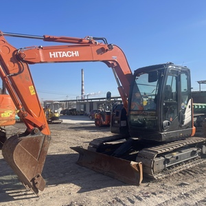 Excavadora compacta Hitachi ZX75US-5B de 7.5 toneladas, maquinaria de construcción usada de Japón, año 2019 - Product Image 1