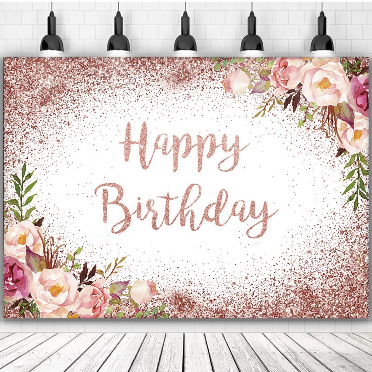 Custom Happy Birthday Party Backdrop Banner Decorations, image size:1200x1200