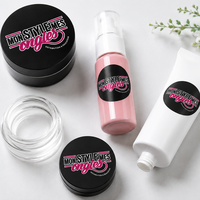 Étiquettes autocollantes en vinyle pour bouteilles en plastique, étiquettes imperméables personnalisées de haute qualité avec logo de marque, série de produits pour cosmétiques