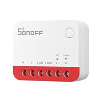 Untuk MINI-ZBRBS Zigbee 3.0 Smart Roller Shutter Switch Ukuran Mini Rumah Android PC Material Kontrol Aplikasi Tirai