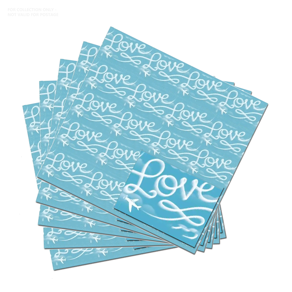 Blanco Y213 2017 amor escritura en el cielo (100 piezas)