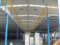 Plateformes de plancher de mezzanine industrielles galvanisées populaires OEM/ODM pour systèmes de rayonnages de entrepôt anti-sismiques