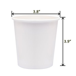 Gobelet en papier pour crème glacée, yaourt, biscuits, avec couvercle, taille <span class=keywords><strong>mini</strong></span> 3oz, 3/4/5/8/12/16oz, logo personnalisé imprimé, jetable - Product Image 4