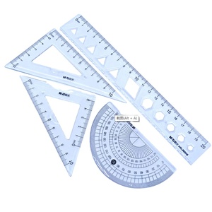 Nhà Máy Bán Hàng Trực Tiếp Văn Phòng Phẩm Thiết Lập Cho Đo Cụ Thiết Lập Với Tam Giác Ban Thước Đo Thước Cho Đơn Giản <span class=keywords><strong>Math</strong></span> Set - Product Image 1