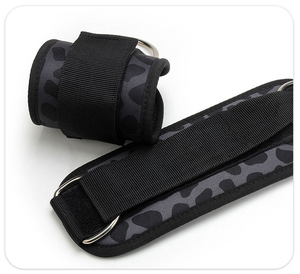 Sangle de cheville de gym personnalisable avec logo – Néoprène épais 7 mm, fermeture auto-agrippante antidérapante, protection professionnelle légère pour l'entraînement avec câbles - Product Image 1