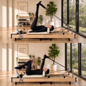 Reformer de Pilates Plegable Profesional de Madera de Roble, Máquina de Pilates para Estudio de <span class=keywords><strong>Yoga</strong></span>, Equipo de Fitness, Cama de Pilates - Product Image 4