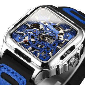 Montres Forsining Nouveaux Produits Hommes Marque de Luxe Automatique Squelette Lumineuse Prise en Charge OEM - Product Image 3