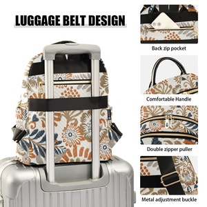 Customs logo Quilted Women's and Men's <b>Backpacks</b> College Wind Travel Student Mom Bag <b>Backpack</b> - Product Image 4