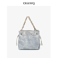 Sac fourre-tout élégant pour femme, motif floral tie-dye, avec cordon de serrage, sac à bandoulière multi-positions avec chaîne, idéal pour les sorties du week-end et les sorties quotidiennes