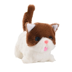 Questo è un cane giocattolo di peluche elettrico di simulazione che può abbaiare, camminare, scodinzolare <span class=keywords><strong>e</strong></span> annuire la testa. È un simpatico giocattolo elettronico per animali domestici - Product Image 3