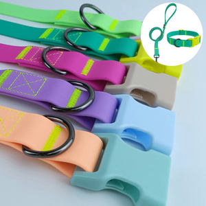 Nouveau 2024 Fabricant LOGO personnalisé Collier pour chien en PVC de qualité supérieure Collier pour chien robuste et de sécurité durable et étanche - Product Image 1
