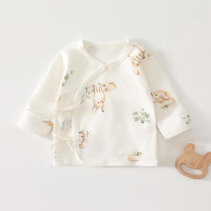 Veste unisexe pour bébé nouveau-né, mignonne, <span class=keywords><strong>demi</strong></span>-dos, en pur coton, motif de dessin animé, sans os, 0-3 <span class=keywords><strong>mois</strong></span>, printemps automne - Product Image 6