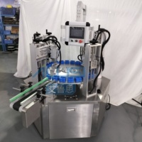Machine de remplissage et de sertissage de parfum automatique d'usine Machine de remplissage de bouteilles de pulvérisation carrée ronde de parfum d'huile essentielle de plateau tournant