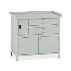 Établi Tecnotelai avec plateau en acier entièrement meublé, 1000x670x900mm - Product Image 1