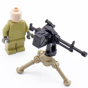 Heavy Equipped NSV <strong>Gun</strong> Toy <strong>Set</strong> Model Army Military Weapon Pack Building Blocks for 5-7 Years Old WW2 Soldiers Accessories Toy - Product Image 4