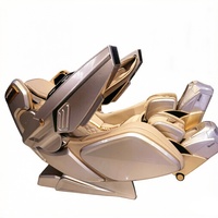 Fauteuil de massage 4D SL à commande vocale intelligente sans fil, enveloppement complet du corps par airbag à 360 degrés, relaxation zéro gravité, utilisation à domicile