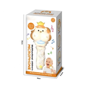 Jouets multifonctions pour bébés Microphone de dessin animé Éducation des enfants Éducation précoce Histoire Microphone <span class=keywords><strong>Chanter</strong></span> des chansons Musique légère - Product Image 5