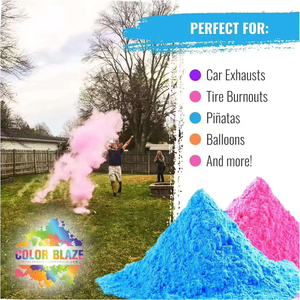Polvere Colorata per <span class=keywords><strong>Gare</strong></span> all'Aperto 450g, Polvere di Amido di Mais Sicura Multicolore per Decorazioni del Festival Holi - Product Image 5