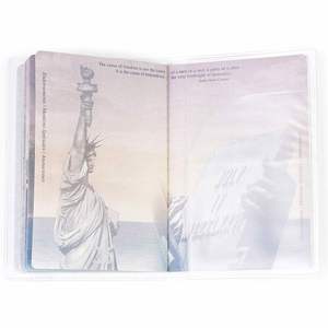 Funda de Pasaporte Transparente de PVC Impermeable de Alta Calidad con Logotipo Personalizado - Product Image 4