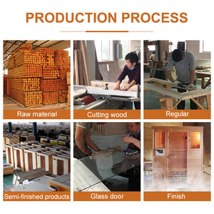 ที่นั่งรูปตัวยูแบบ4-6คนที่ทันสมัยห้องซาวน่าแบบอินฟาเรดในร่มห้องอบไอน้ำแบบเปียกแห้งสำหรับการพักผ่อนพร้อมแผงควบคุม - Product Image 6