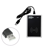 Programador de tarjeta USB RFID de proximidad de 13,56 MHz, máquina codificadora de llave de tarjeta de Hotel para tarjetas de Hotel