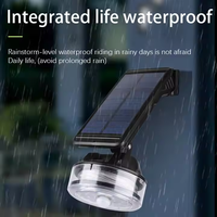 Lampe murale extérieure LED étanche IP65 avec détecteur de mouvement, batterie Li-ion, énergie solaire, pour jardin et camping, super lumineuse
