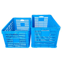 Caisse de rangement en plastique pour légumes, de haute qualité, robuste, ventilée, empilable et emboîtable, fabriquée en usine