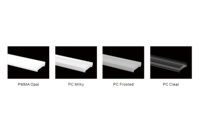 Profilé en aluminium LED encastrable 19.5x10.7 pour éclairage linéaire au sol