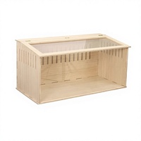 Caisse en bois pour animaux de compagnie, pour l'élevage de poulets et de hamsters, élevage de poussins, opaque/transparente, température constante, facile à nettoyer
