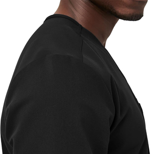 Pantalones de Trabajo <span class=keywords><strong>Leon</strong></span> para Hombre, 3 Bolsillos, Corte Entallado, Cuello <span class=keywords><strong>en</strong></span> V Moderno, Tela Dobby, para Uso Hospitalario - Product Image 2