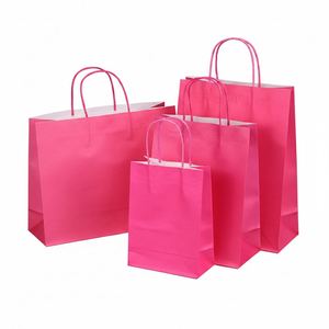Bolsas de Papel Kraft de Alta Calidad, Biodegradables y Ecológicas, con Acabado Mate y Laminación, para Tiendas de Cosméticos y Supermercados - Product Image 1