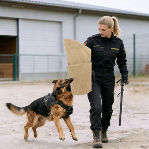 Manica Protettiva Professionale in Canapa Resistente con Palo da Addestramento e Bastone da Morso per Cani da Lavoro di Taglia Media - Attrezzatura per Addestramento al Morso - Product Image 6