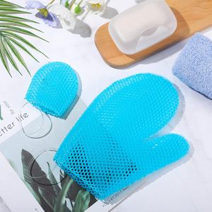 Guante exfoliante de nido de abeja para baño, guante de limpieza facial y corporal, material TPU, guantes de lavado para ducha, accesorios de baño, 8*10 cm - Product Image 4