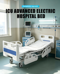 Lit d'hôpital manuel à 2 fonctions réglables avec tête <span class=keywords><strong>de</strong></span> lit en ABS, roulettes silencieuses, capacité <span class=keywords><strong>de</strong></span> charge <span class=keywords><strong>de</strong></span> 250 kg pour les soins aux patients à domicile ou à l'hôpital - Product Image 1