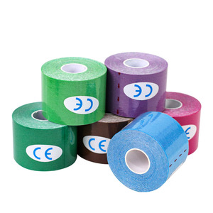 Échantillon gratuit de ruban adhésif kinesiologique personnalisé imprimé, léger, respirant, imperméable, de 5 m x 5 cm, pour le soutien athlétique, ruban adhésif sportif en coton de 5 cm de largeur - Product Image 6