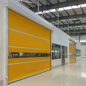 Porte roulante industrielle en Pvc, à roulettes, grande vitesse, application industrielle, <span class=keywords><strong>prix</strong></span> d'usine - Product Image 2