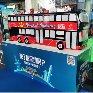 Modelo de Autobús de Fibra de Vidrio Fangzhun, Réplica de Autobús de Shenzhen para Exhibición, Hecho a Medida - Product Image 2