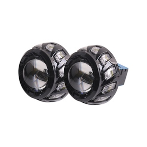 Sanvi 3 Inch HELLA Visteon Bi Xenon Led <b>Projector</b> Lens Shroud with Led Angel Eye Aftermarket Retrofit Headlight Retrofit Kits - Product Image 2