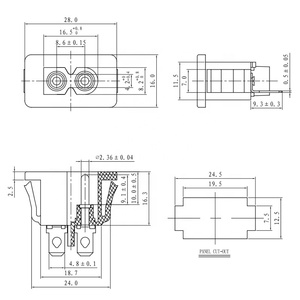 125V 5A petite prise électrique industrielle 2 broches mâle puissance <span class=keywords><strong>Iec</strong></span> C8 connecteur d'alimentation prise d'extension - Product Image 6