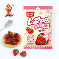 Bonbons Gélifiés Personnalisés en Forme de Fraise 3D 4D Halal 118g – Marque Privée