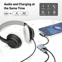 BENFEI Nouvel adaptateur USB Type C vers prise audio de haute qualité avec charge rapide de 60W, casque femelle de USB-C à 3.5mm.