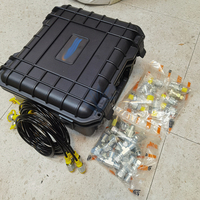 Kit de test de pression hydraulique 5 tuyau de test 5 manomètre 10 joint de test 13 joint en T