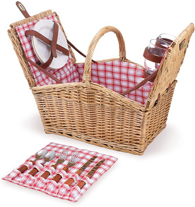 1 of the <strong>10</strong> Best Picnic <strong>Baskets</strong> of 2022 Picnic <strong>Basket</strong> Set Multifunction <strong>Storage</strong> <strong>Baskets</strong> Grey Fruit Food <strong>Storage</strong> Highly Welcomed - Product Image 2