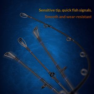 Canne à pêche JIEN Diaoshi Ni Carbon Nouvelle Génération TLSJ Hard Tune Slow Jig avec poignées droites et crosse pour la pêche à la truite en eau salée - Product Image 4