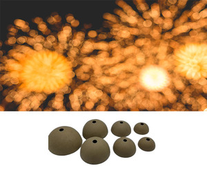 6-Inch Sphere Yellow Safety Paper <strong>Shell</strong> for <strong>Fireworks</strong> <strong>Display</strong> High Quality Firecracker Material - Product Image 4